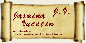 Jasmina Vučetin vizit kartica